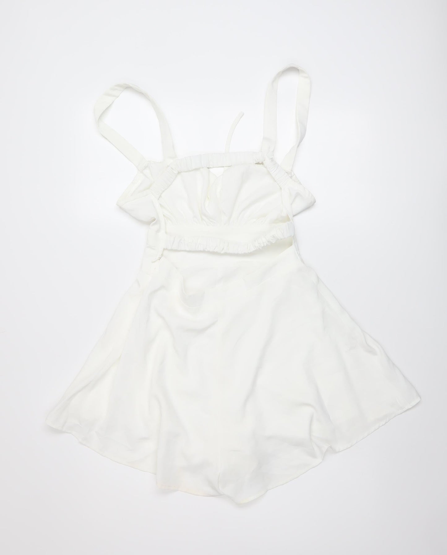 CIDER Womens Ivory Polyester Playsuit One-Piece Size S Zip