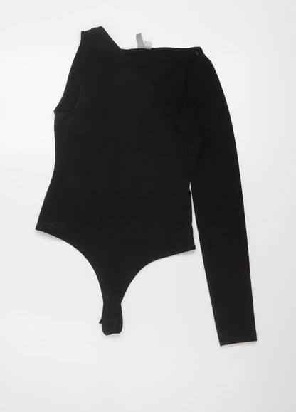 Womens UK Size 8 ASOS One-Piece Black Bodysuit