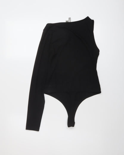 Womens UK Size 8 ASOS One-Piece Black Bodysuit