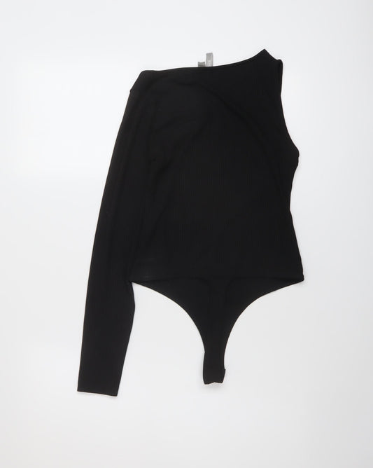 Womens UK Size 8 ASOS One-Piece Black Bodysuit