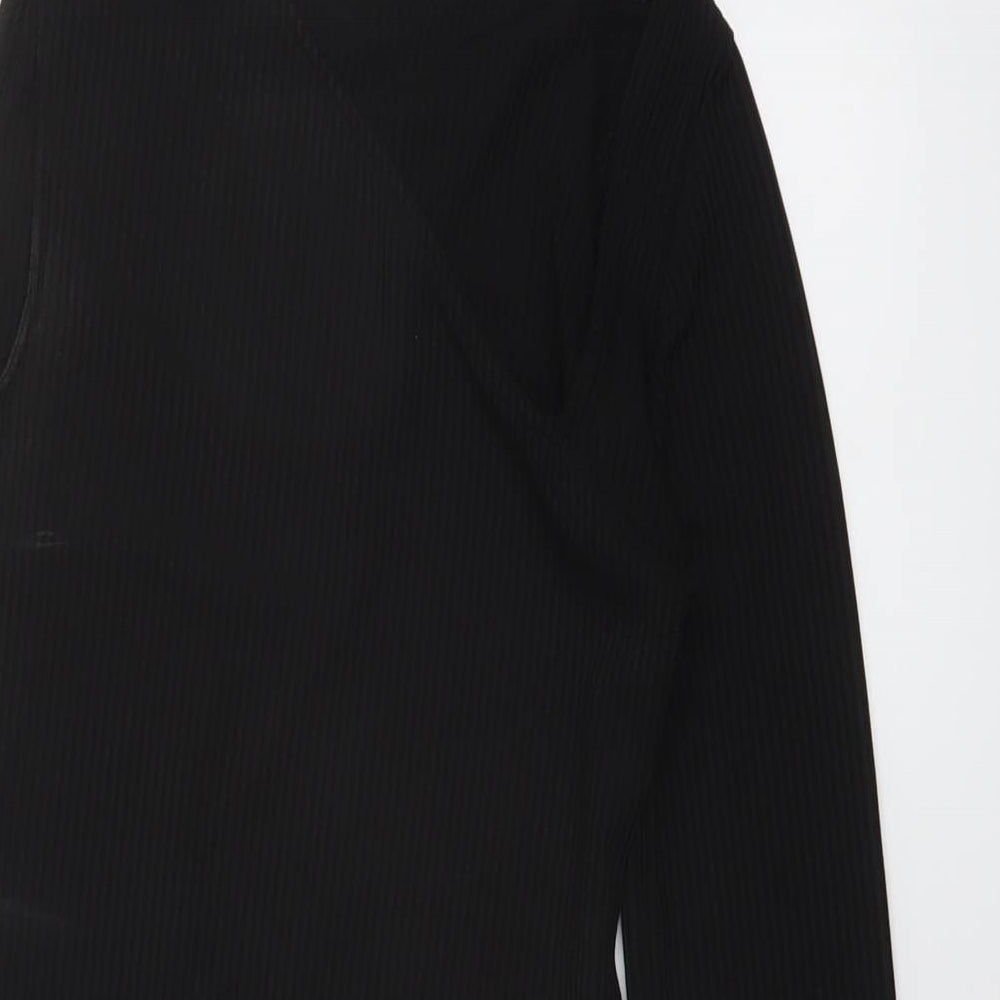 Womens UK Size 8 ASOS One-Piece Black Bodysuit