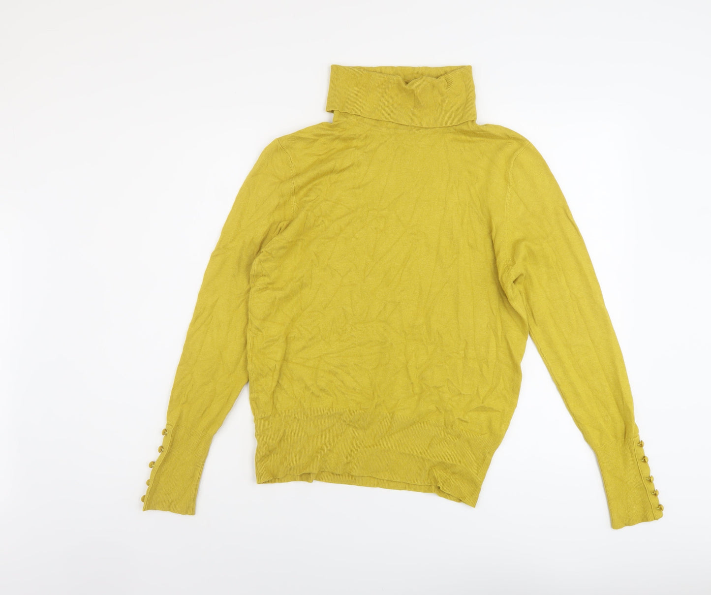 Womens UK Size M Paramour Yellow Pullover Jumper
