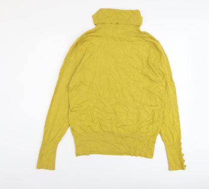 Womens UK Size M Paramour Yellow Pullover Jumper