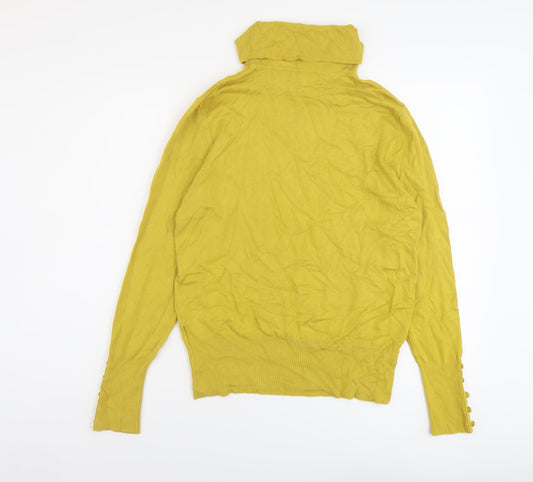 Womens UK Size M Paramour Yellow Pullover Jumper