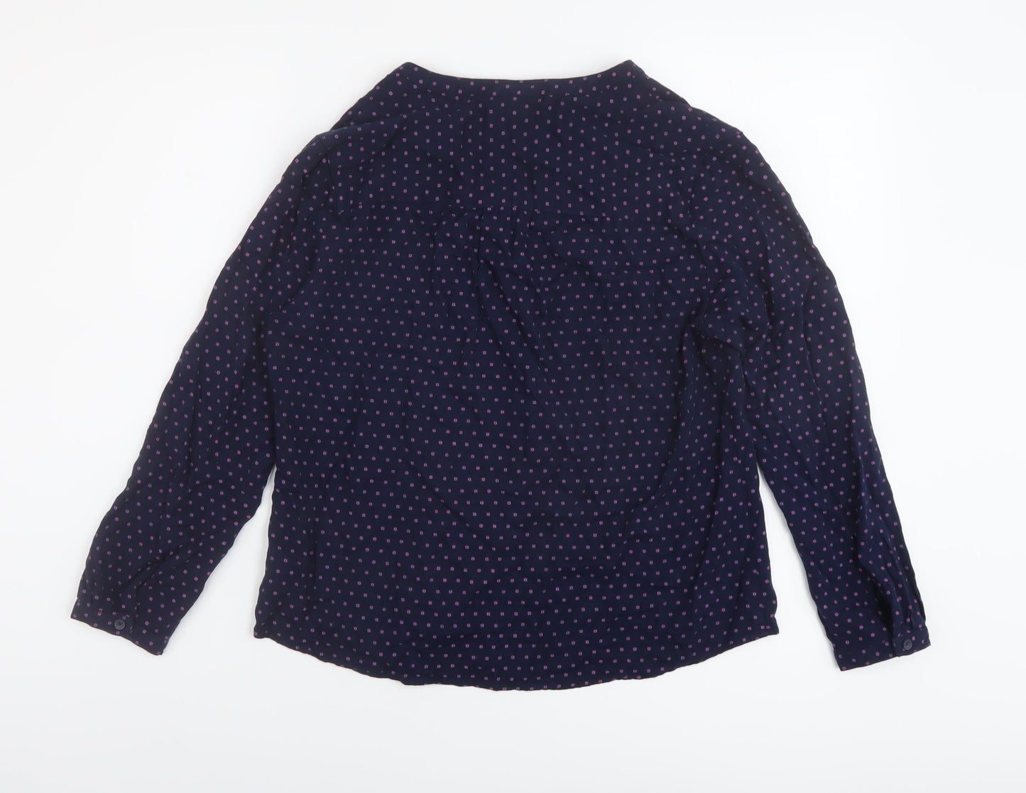 Womens UK Size S Gap Black Basic Blouse