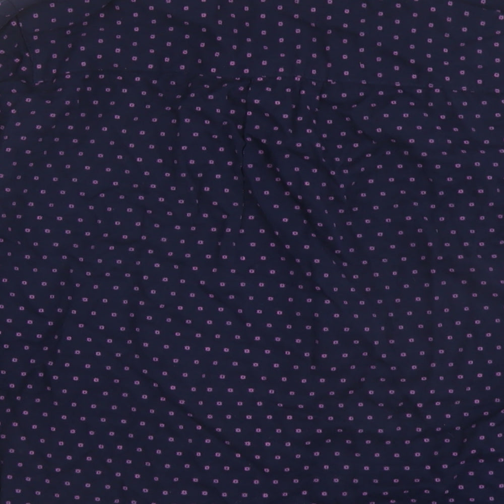 Womens UK Size S Gap Black Basic Blouse