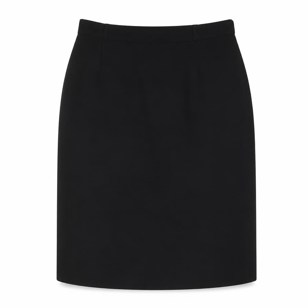 Dunnes Womens Black Polyester A-Line Skirt Size 37 in Zip