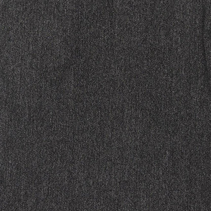 M&Co Womens Black Polyester Trumpet Skirt Size 12 Zip - Belted