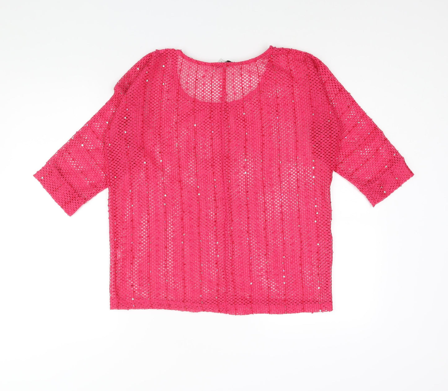 Womens UK Size 10 NEXT Pink Pullover Jumper