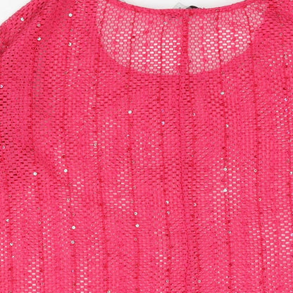 Womens UK Size 10 NEXT Pink Pullover Jumper