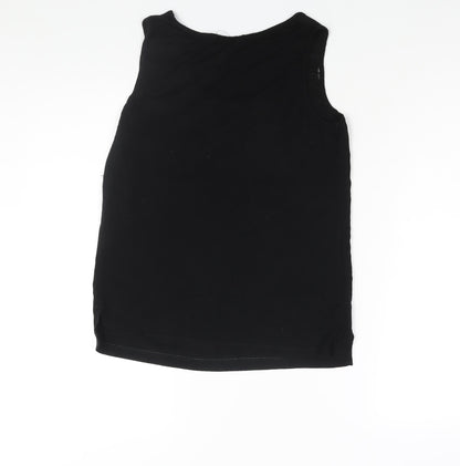 Womens UK Size 10 Warehouse Black Camisole Blouse