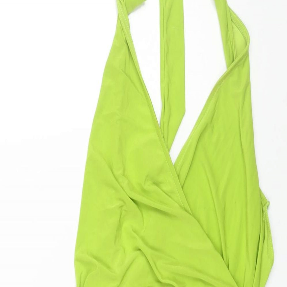 Womens UK Size 10 ASOS Green Camisole Blouse