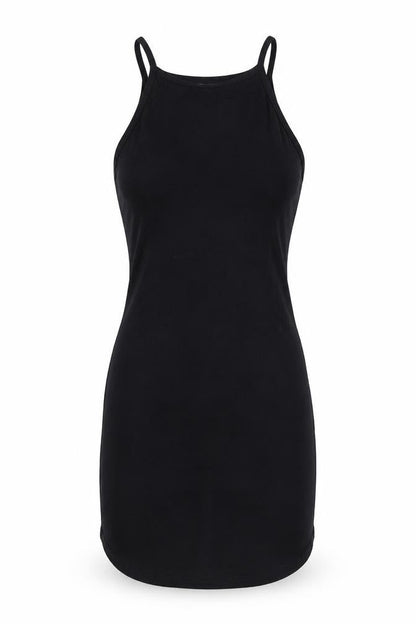 Missguided Womens Black Viscose Bodycon Size 6 Square Neck Pullover