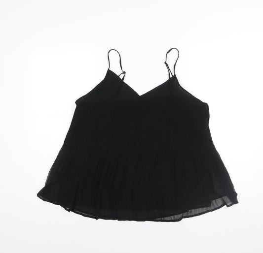 Womens UK Size 16 Very Black Camisole Blouse