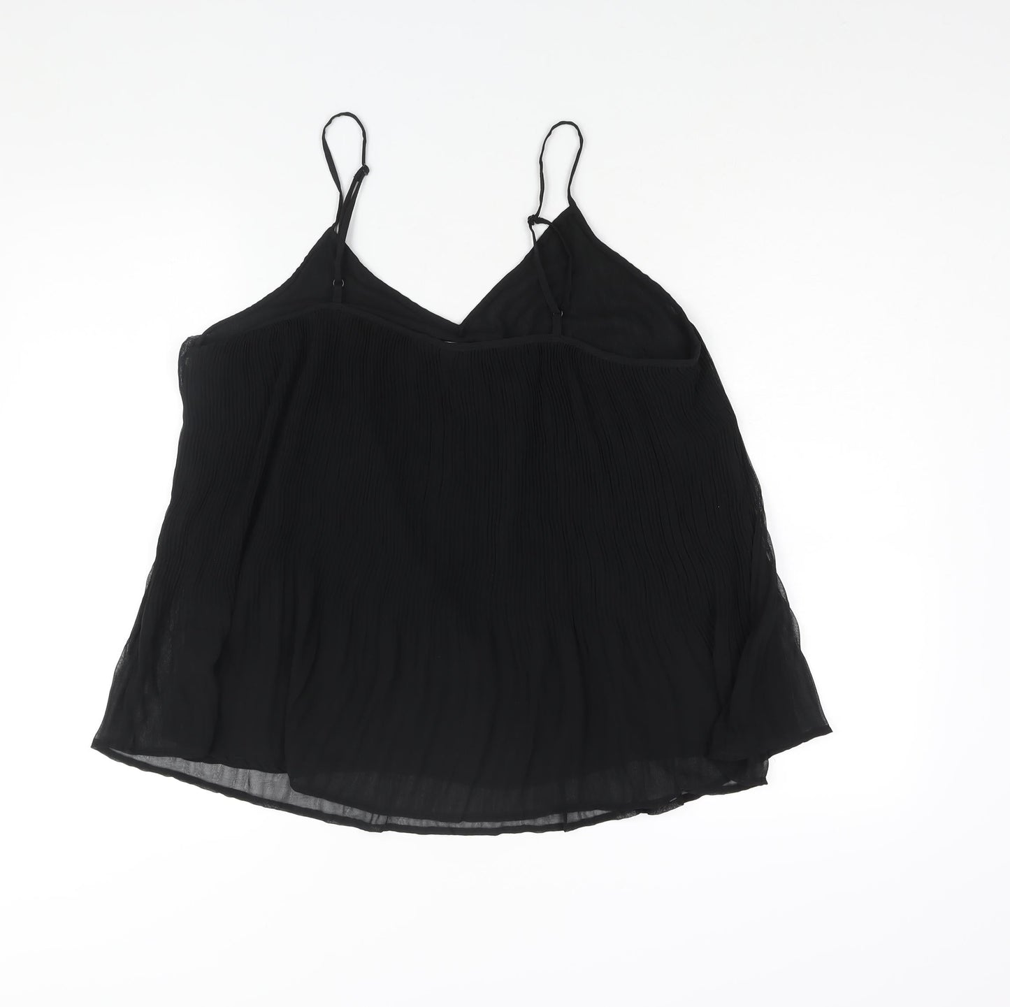 Womens UK Size 16 Very Black Camisole Blouse