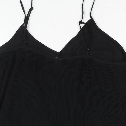 Womens UK Size 16 Very Black Camisole Blouse