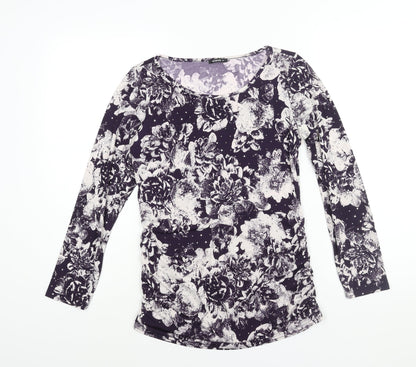 Womens UK Size 10 Roman Purple Basic Blouse