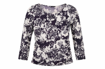 Womens UK Size 10 Roman Purple Basic Blouse