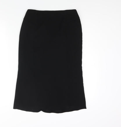 Principles Womens Black Polyester Straight & Pencil Skirt Size 8 Zip
