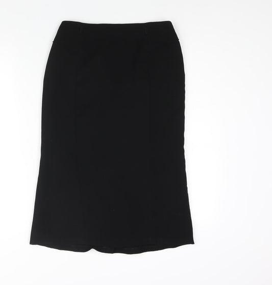 Principles Womens Black Polyester Straight & Pencil Skirt Size 8 Zip