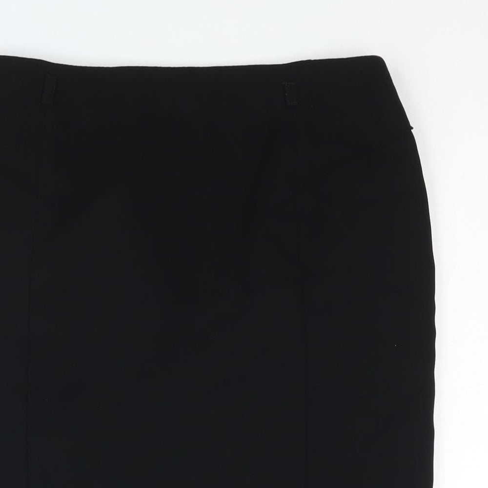 Principles Womens Black Polyester Straight & Pencil Skirt Size 8 Zip