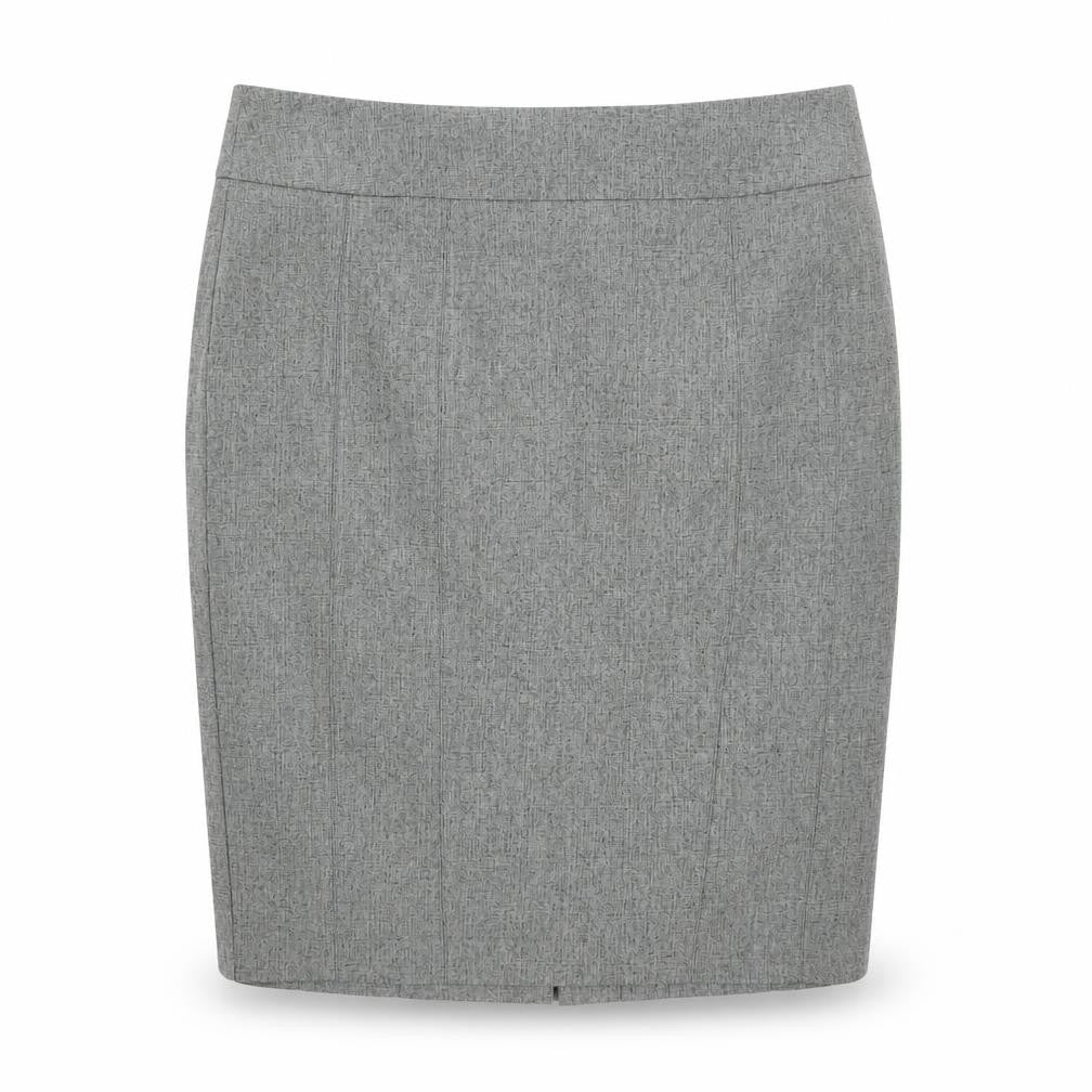 NEXT Womens Grey Polyester Straight & Pencil Skirt Size 14 Zip