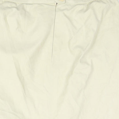 ara Womens Beige Polyester Straight & Pencil Skirt Size 32 in Zip