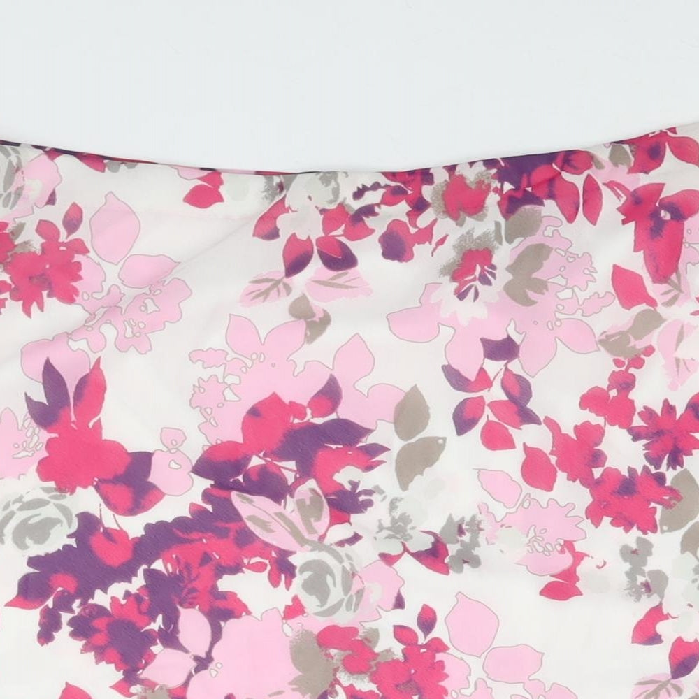 Autonomy Womens Multicoloured Floral Polyester A-Line Skirt Size 22