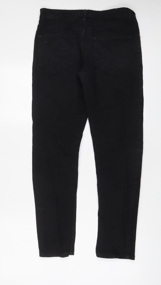 Denim & Co. Mens Black Cotton Skinny Jeans Size 30 in L30 in Regular Zip - Pockets