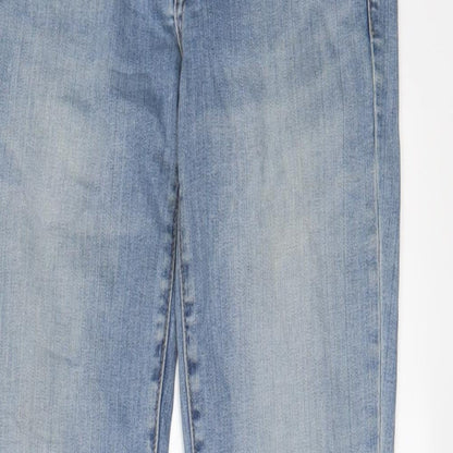Gap Womens Blue Cotton Skinny Jeans Size 26 in L28 in Regular Zip - Pockets