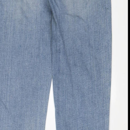 Gap Womens Blue Cotton Skinny Jeans Size 26 in L28 in Regular Zip - Pockets