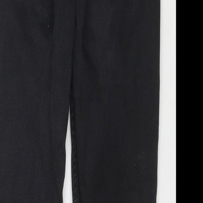 Denim & Co. Womens Black Cotton Skinny Jeans Size 30 in L30 in Regular Zip