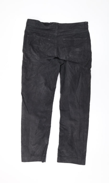 Womens UK Size 32 in M&Co Regular Fit  Grey Trousers