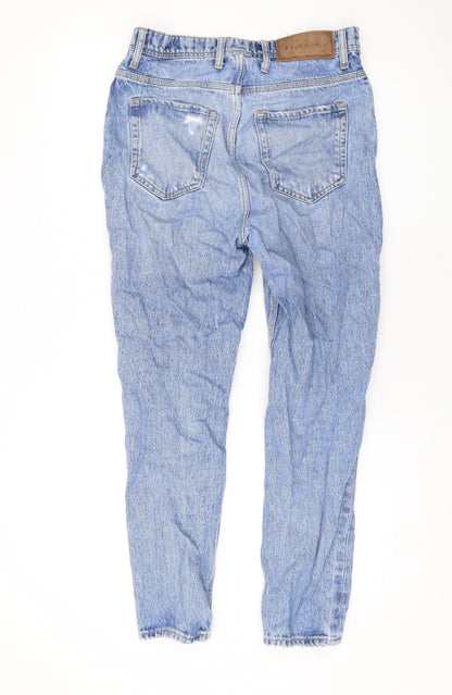 River Island Womens Blue Cotton Skinny Jeans Size 28 L30 in Regular Zip