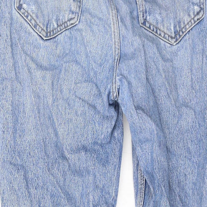 River Island Womens Blue Cotton Skinny Jeans Size 28 L30 in Regular Zip