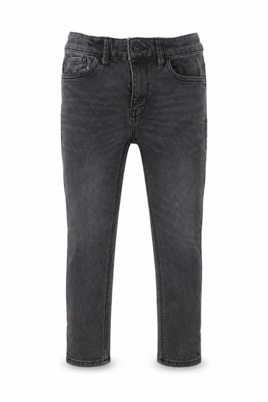 Matalan Boys Grey Cotton Skinny Jeans Size 9 Months L21 in Regular Zip