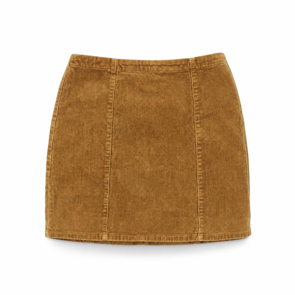 Womens UK Size S FOREVER 21 Mini Corduroy Skirt