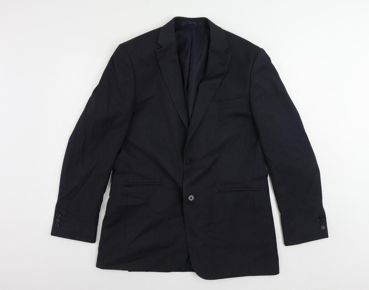 Mens UK Size 40 Scott & Taylor Regular Blue Suit Jacket