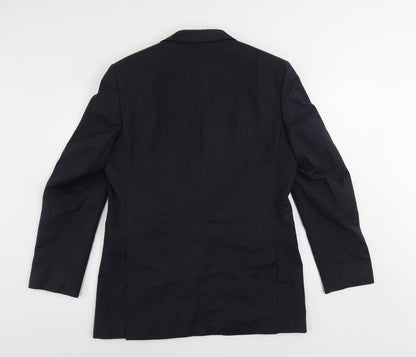 Mens UK Size 40 Scott & Taylor Regular Blue Suit Jacket