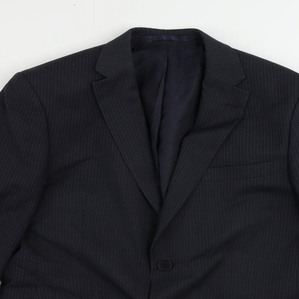 Mens UK Size 40 Scott & Taylor Regular Blue Suit Jacket