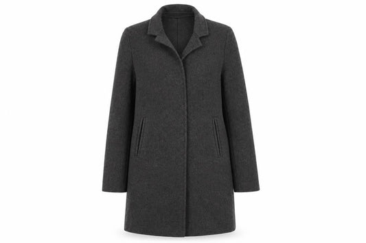 Womens UK Size XS Zara Grey Overcoat