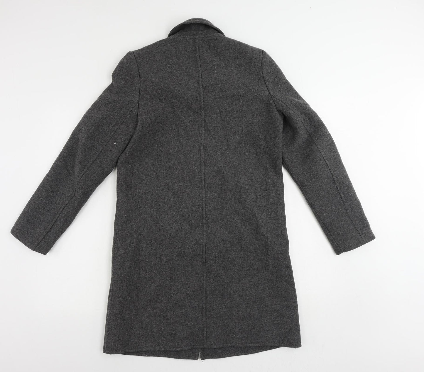 Womens UK Size XS Zara Grey Overcoat