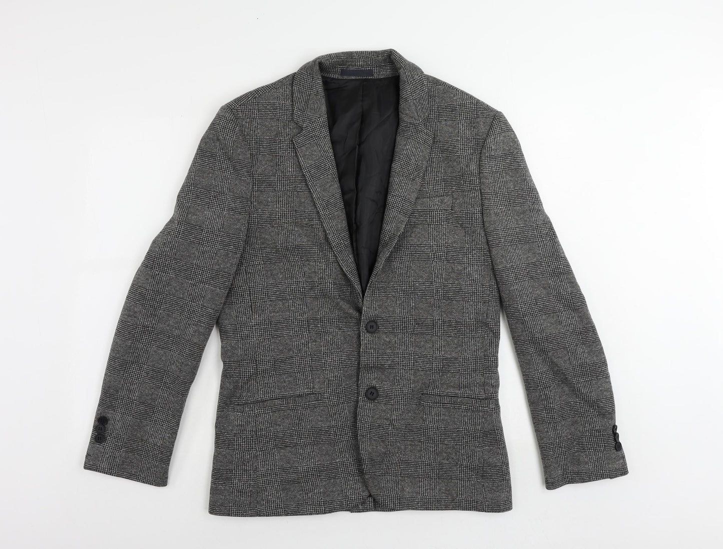 Mens UK Size 40 River Island Regular Grey Suit Jacket
