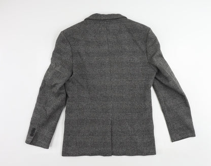 Mens UK Size 40 River Island Regular Grey Suit Jacket
