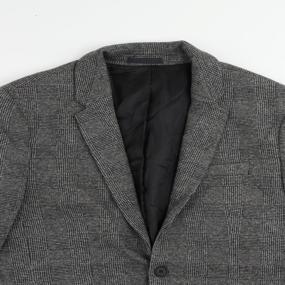 Mens UK Size 40 River Island Regular Grey Suit Jacket