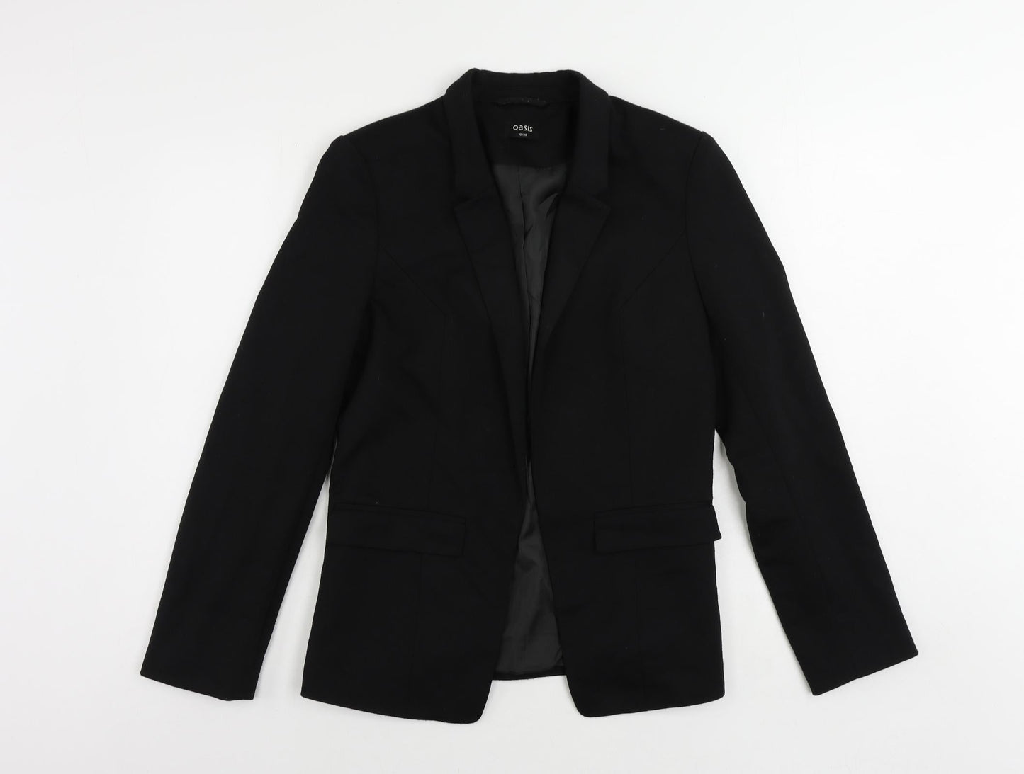 Womens UK Size 10 Oasis Black Jacket