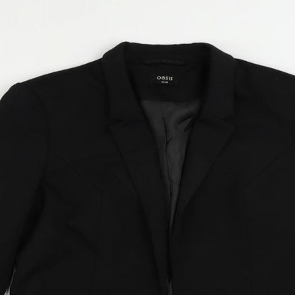 Womens UK Size 10 Oasis Black Jacket