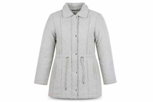 Womens UK Size 10 Bonmarché Grey Overcoat