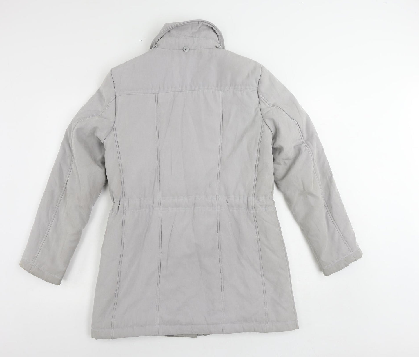 Womens UK Size 10 Bonmarché Grey Overcoat
