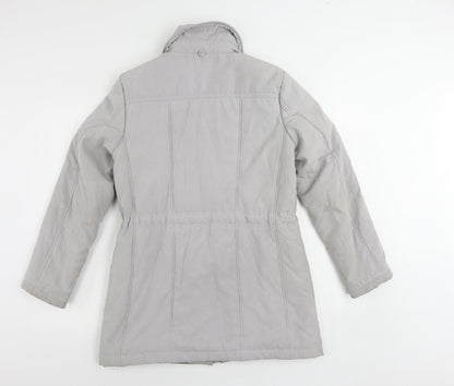 Womens UK Size 10 Bonmarché Grey Overcoat